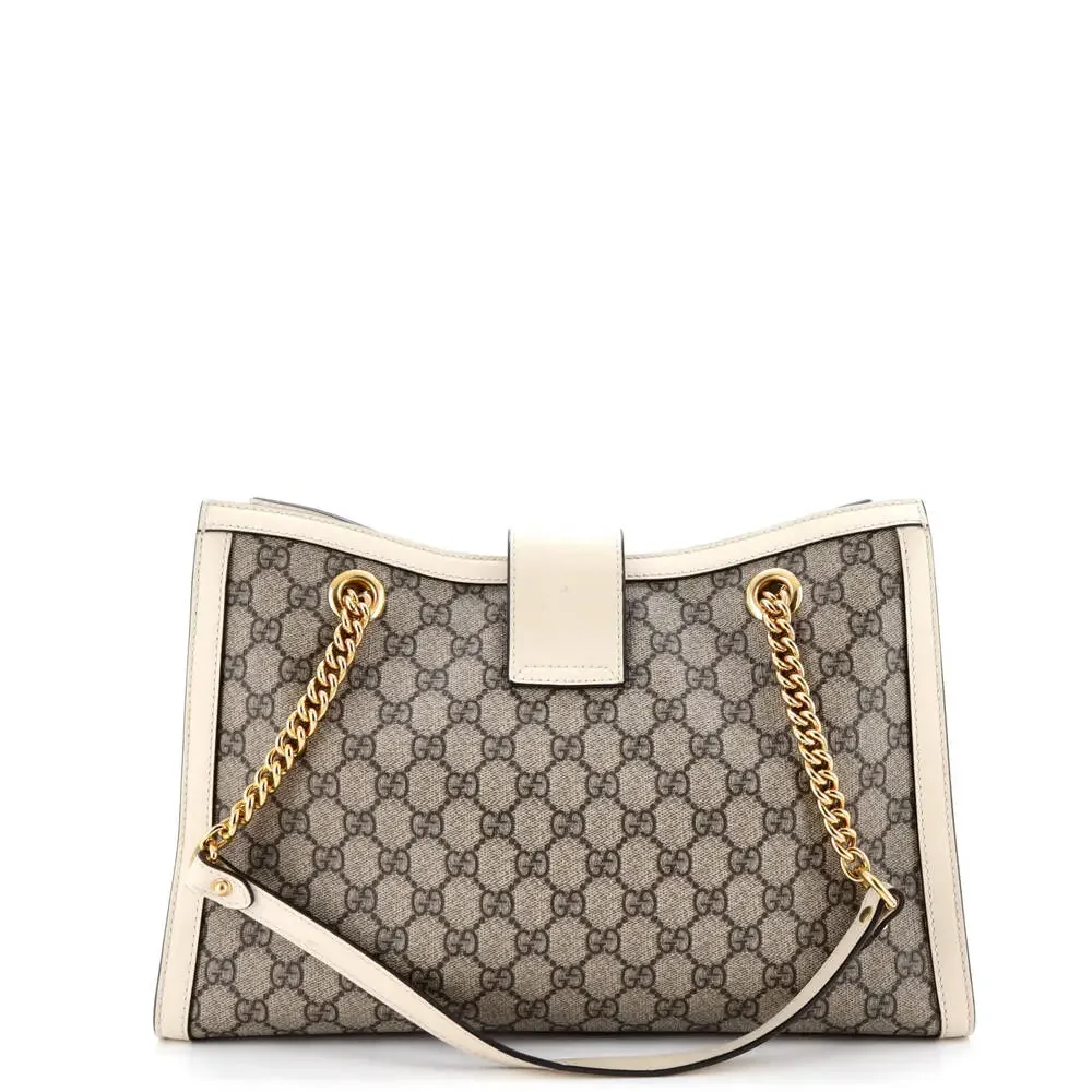 Gucci Padlock Chain Tote Gg Coated #203041G15B - Picture 3 of 8